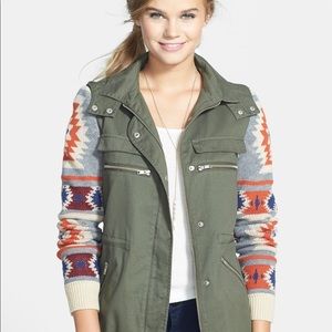 NWOT - Thread & Supply Aztec Sleeve Anorak (size M)